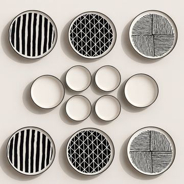 Handmade Motifs Collection (Set of 12) - Black