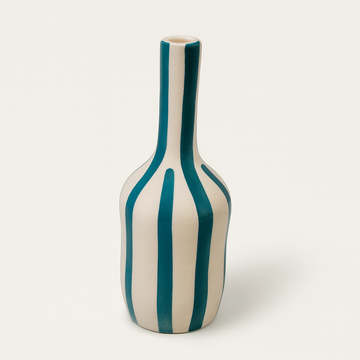 Striped Vase - Blue