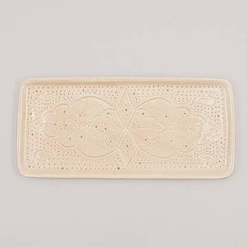 Large Beldi Serving Plate (34 cm) - Sahara Beige