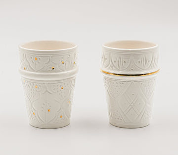 Large Beldi Cups (280 ml) (Set of 2) - White