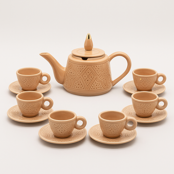 Handmade Beldi Teapot Collection (Set of 7)