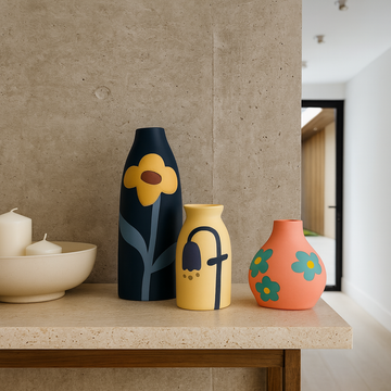 Floral Vase Collection (Set of 3)
