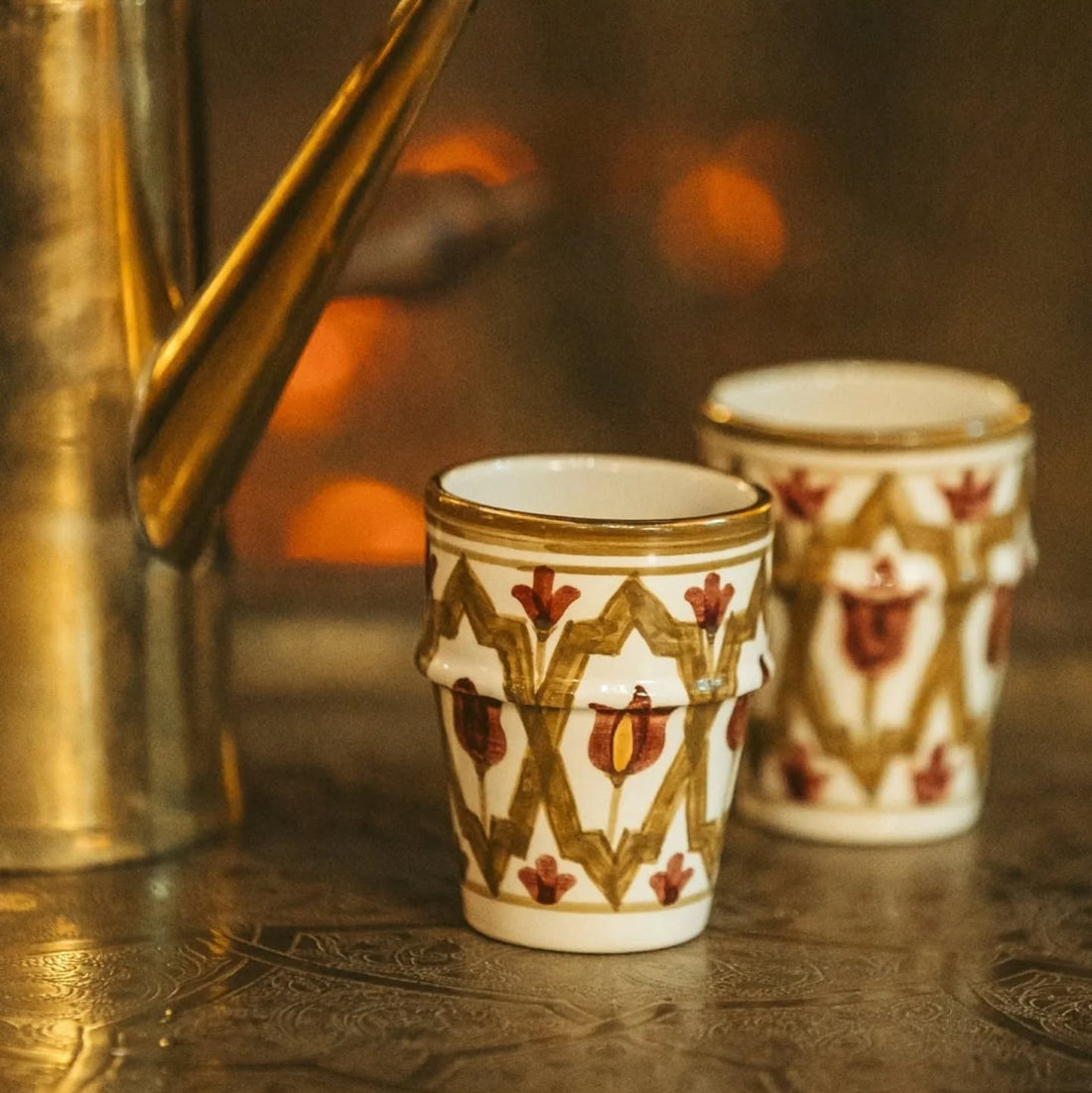 Large Lmida Cups (280 ml) (Set of 2) - Gold