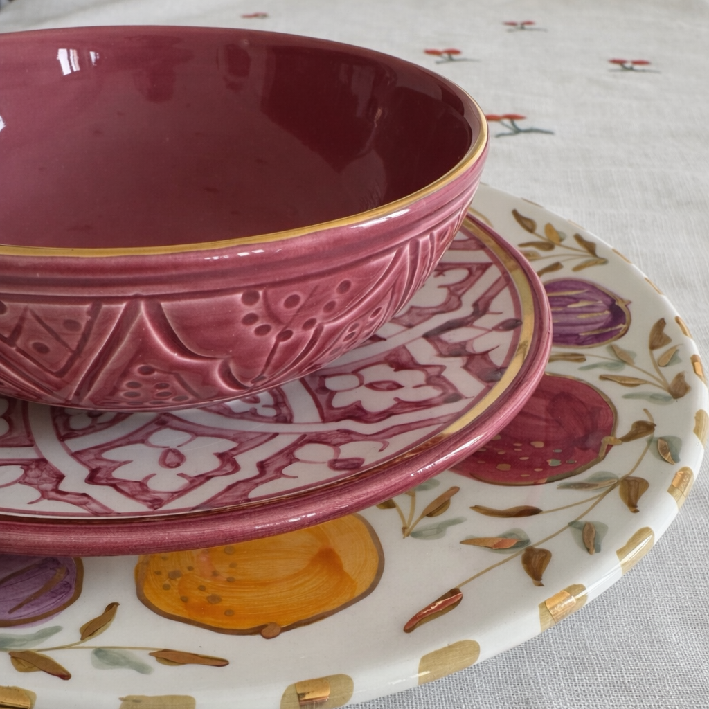Red Clay Table Setting (1 Person)