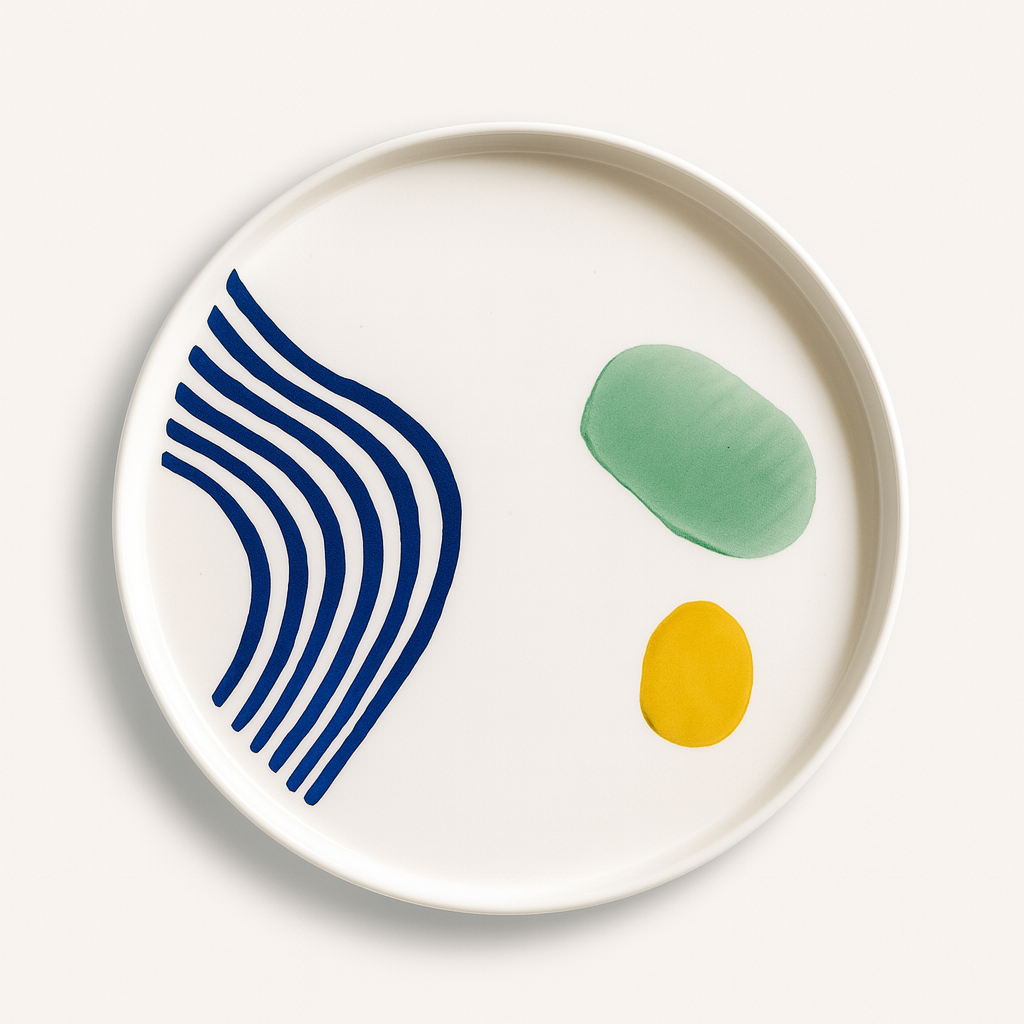 Handmade Motifs Collection (Set of 14) - Yellow & Blue