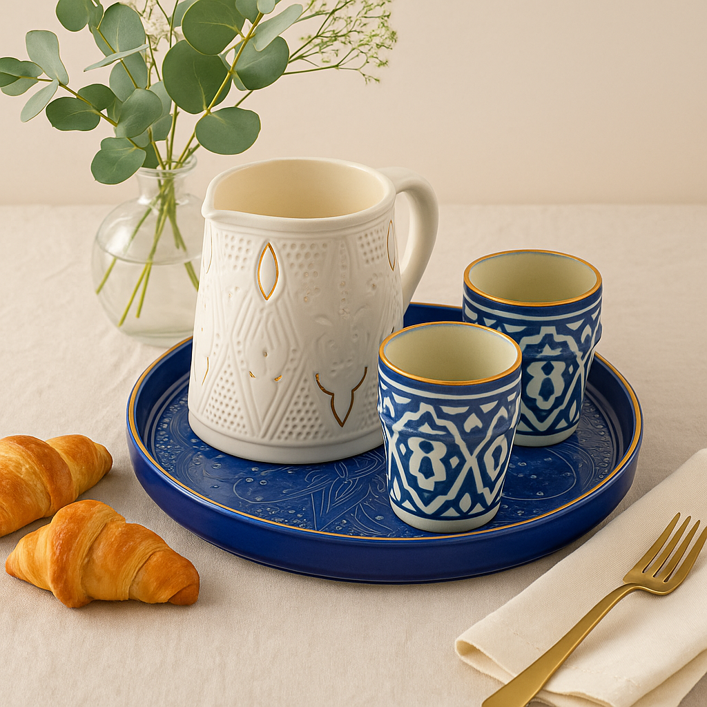 Handmade Jug Collection (Set of 4) - Royal Blue