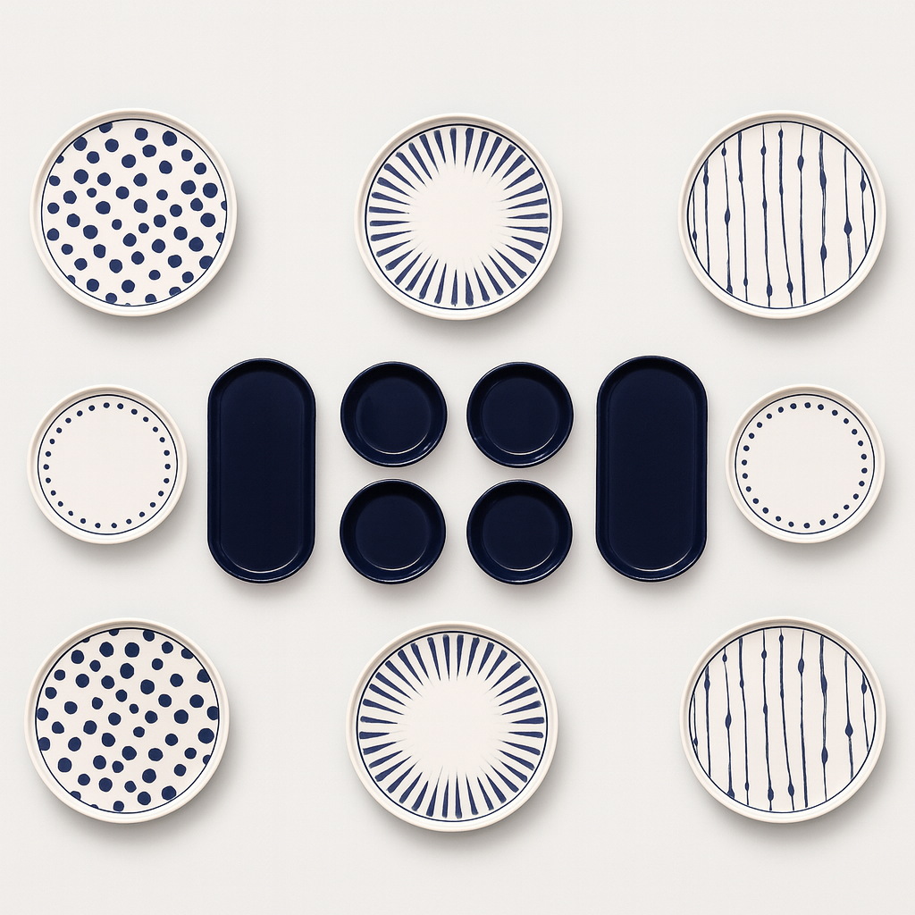 Motifs Collection (Set of 14) - Royal Blue