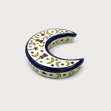 Crescent Serving Bowl with Lid