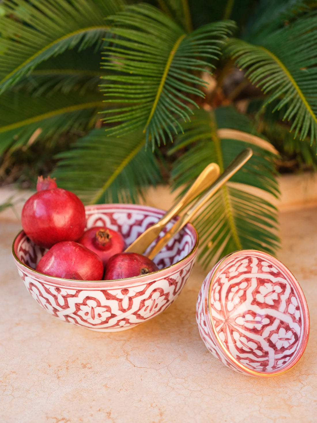 Large Fassia Bowl (15 cm) - Red Clay