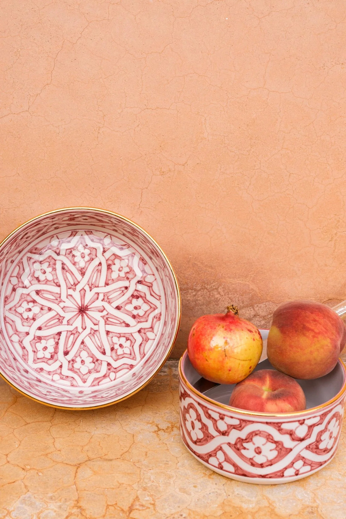 Fassia Flat Serving Bowl (18 cm) - Red Clay