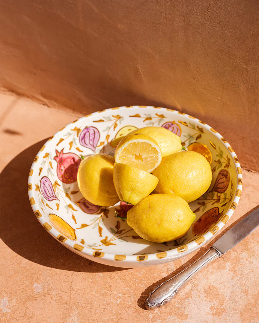 Large Tutti Frutti Serving Bowl (26 cm) - Multi-Color