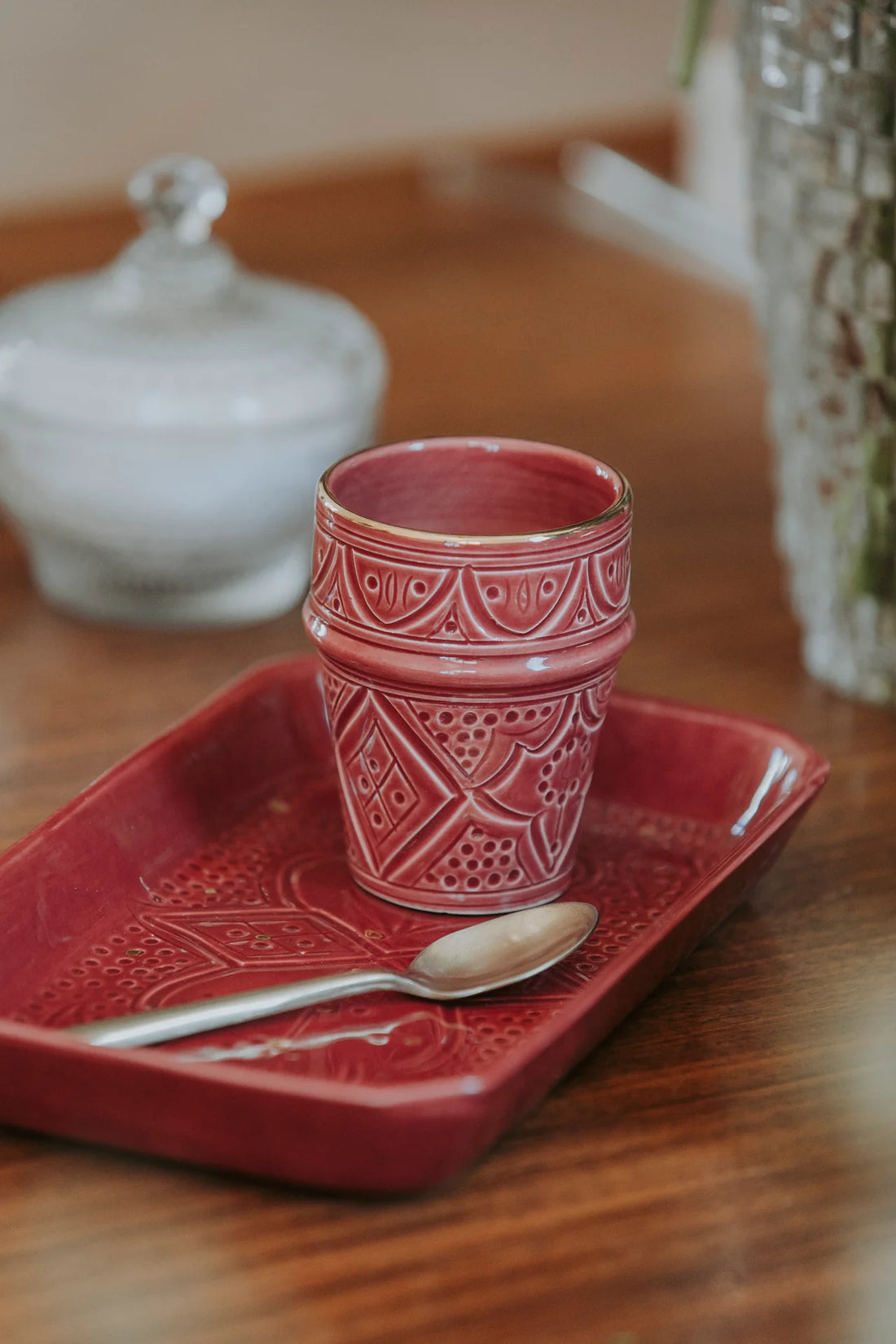 Medium Beldi Cups (200 ml) (Set of 2) - Red Clay