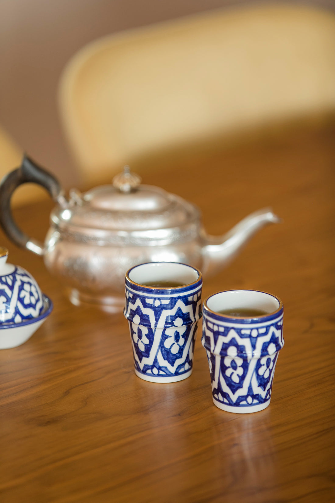 Medium Fassia Cups (200 ml) (Set of 2) - Royal Blue