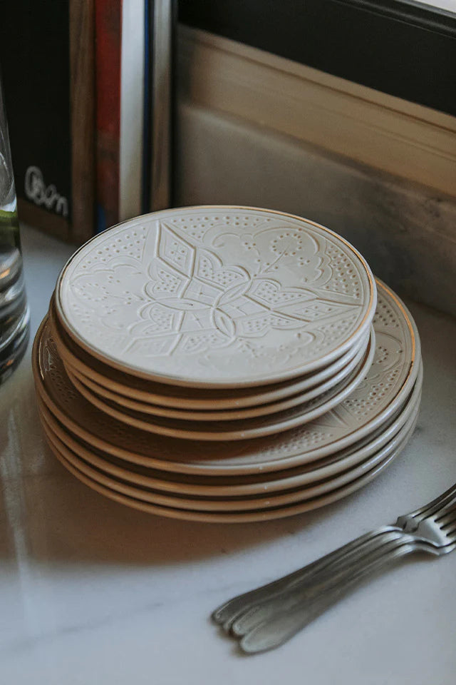 Medium Beldi Plate (20 cm) - Sahara Beige
