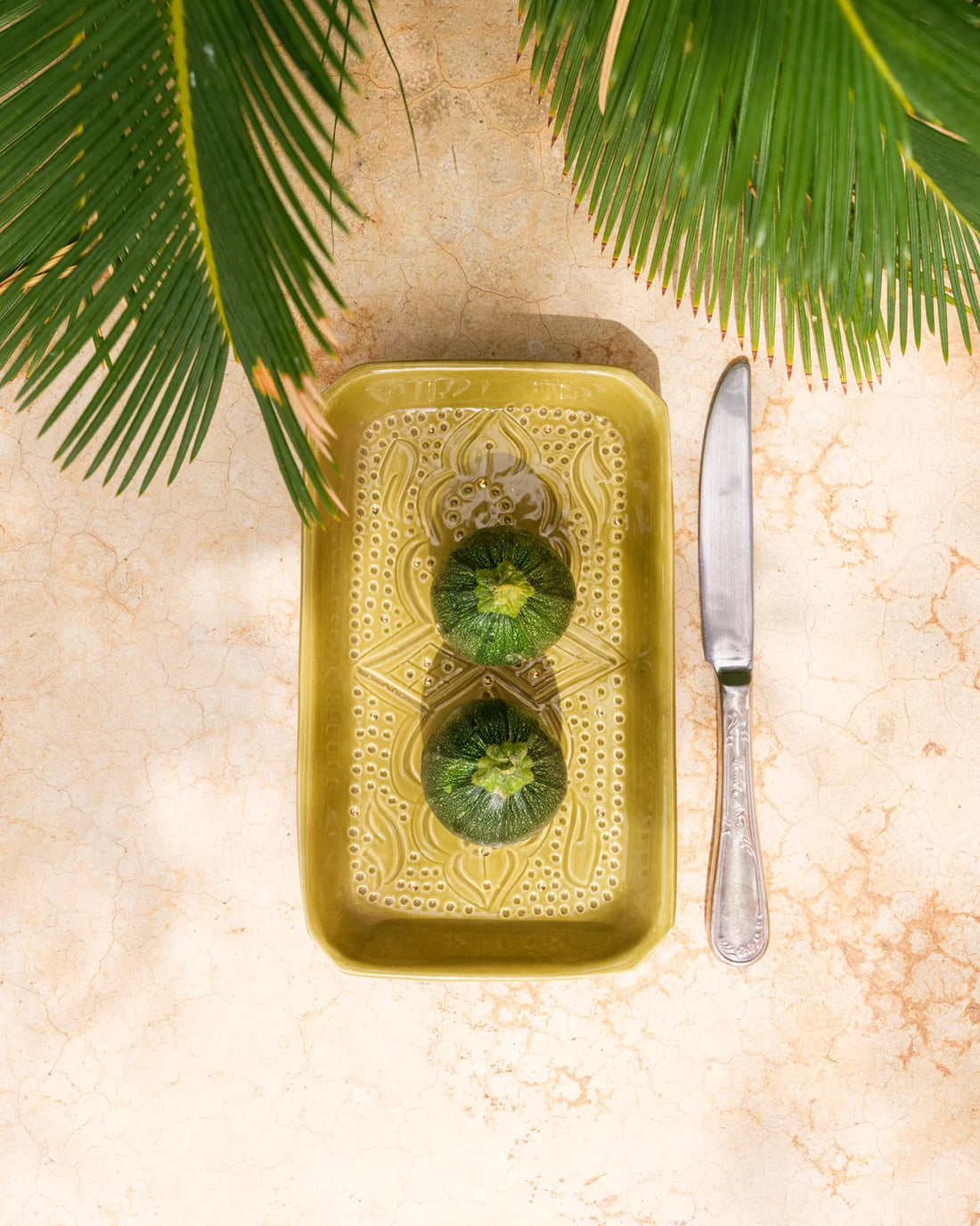 Medium Beldi Serving Plate (24 cm) - Gold