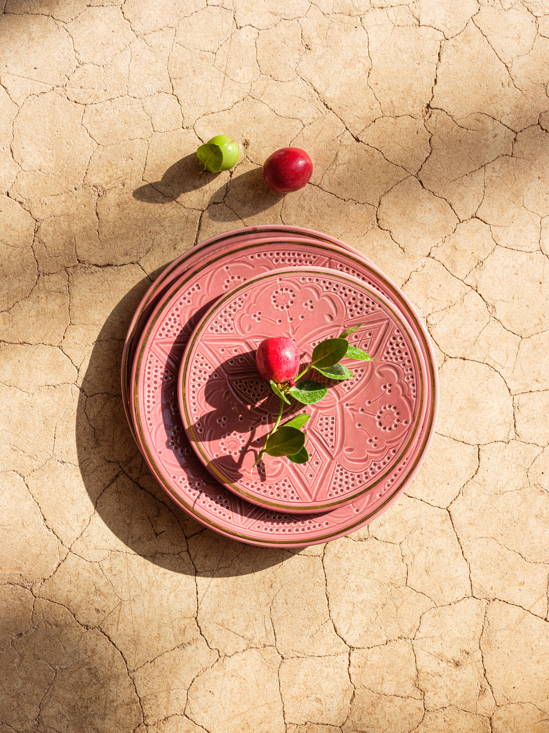 Large Beldi Plate (26 cm) - Red Clay