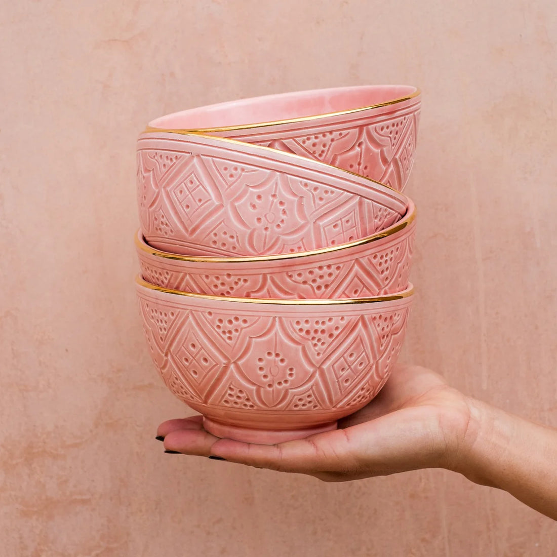 Beldi Dining Bowl (15 cm) - Pink Blush