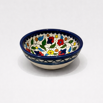 Floral Soup Bowl (12 cm) - Blue