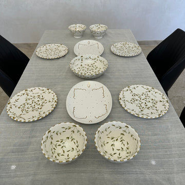 Exclusive Collection: 4-Person Naqsh Al-Warak (Set of 11)