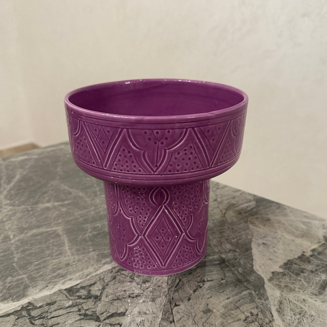 Extra Large Beldi Appetizer Bowl - Purple Lilac
