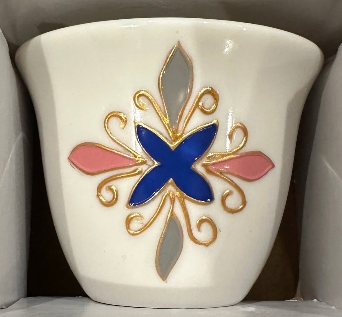 Leaves Arabic Coffee Cups (50 ml) (Set of 6)