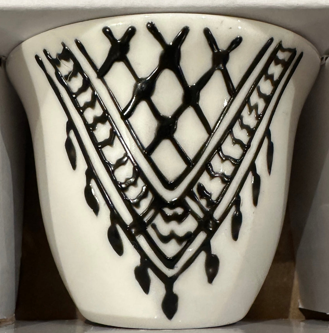 Keffiyeh Arabic Coffee Cups (50 ml) (Set of 6)