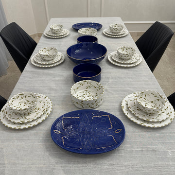 Exclusive Collection: 6-Person Royal Blue Branch (Set of 25)