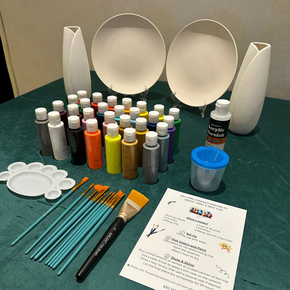 Paint Your Own Ceramics Kit – Everything You Need in One Box!