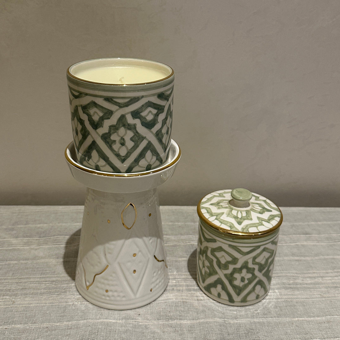 Candle Set with Box for Matches