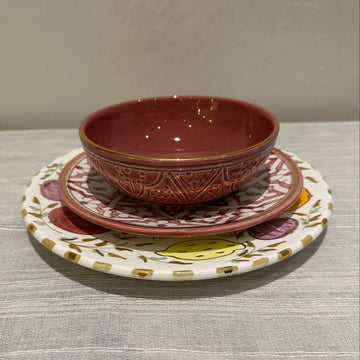 Red Clay Table Setting (1 Person)
