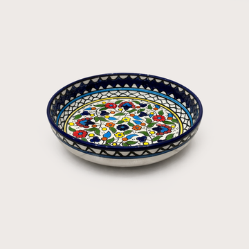 Floral Serving Bowl (15 or 23 cm) - Blue