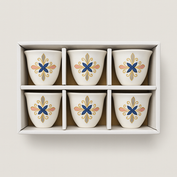 Leaves Arabic Coffee Cups (50 ml) (Set of 6)