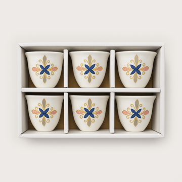 Leaves Arabic Coffee Cups (50 ml) (Set of 6)