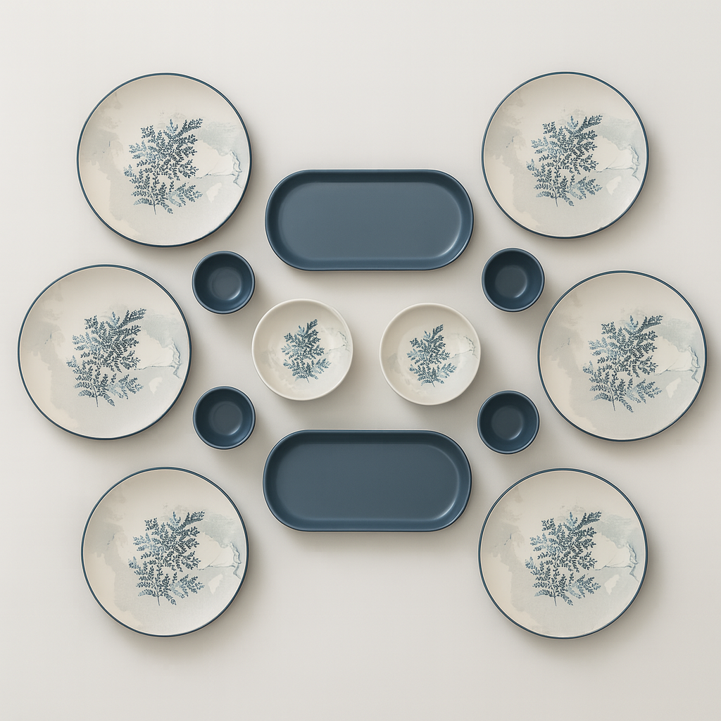 Floral Collection (Set of 14) - Stone Blue