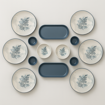Floral Collection (Set of 14) - Stone Blue