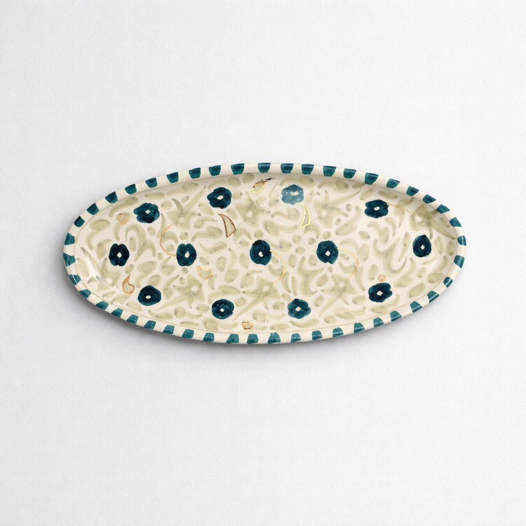 Handmade Mint Green Serving Set