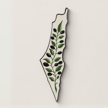 Palestine Olive Hanging Map
