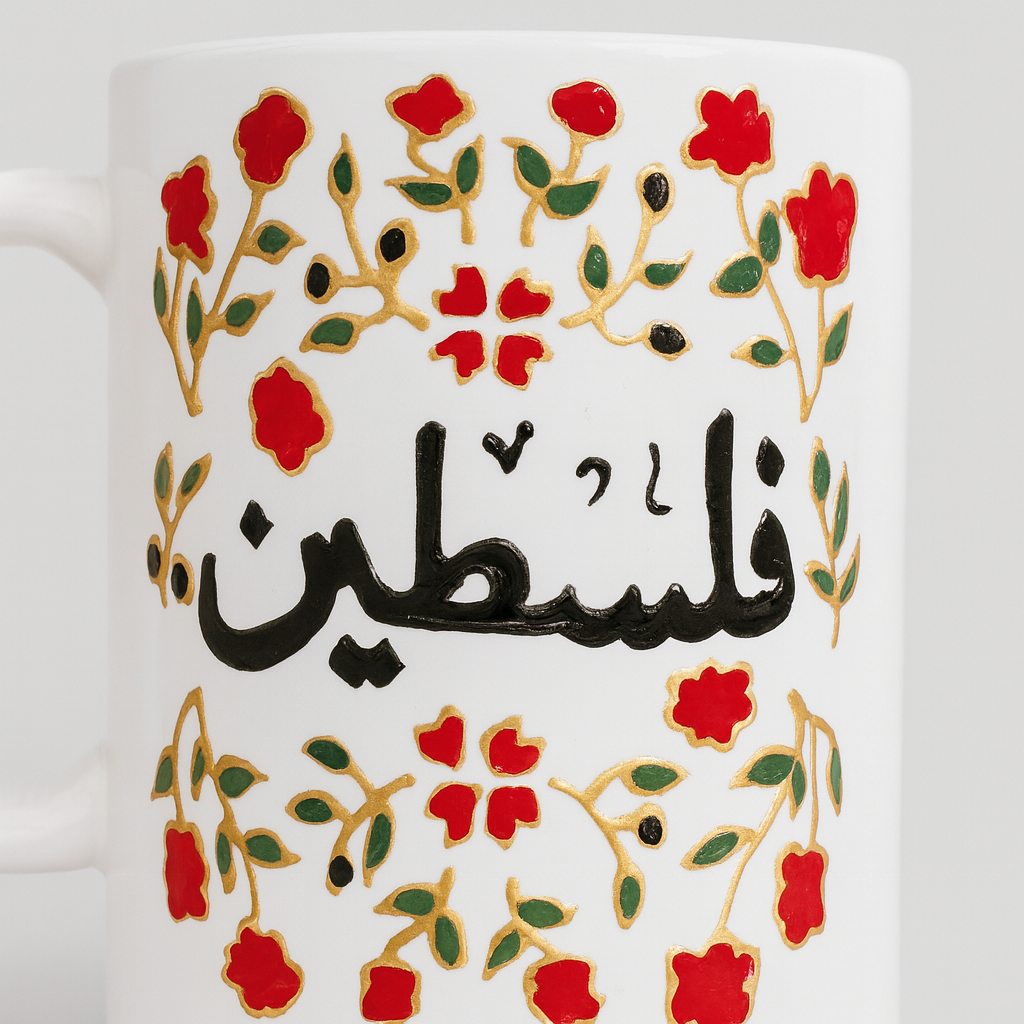 Palestine Floral Mug (300 ml)