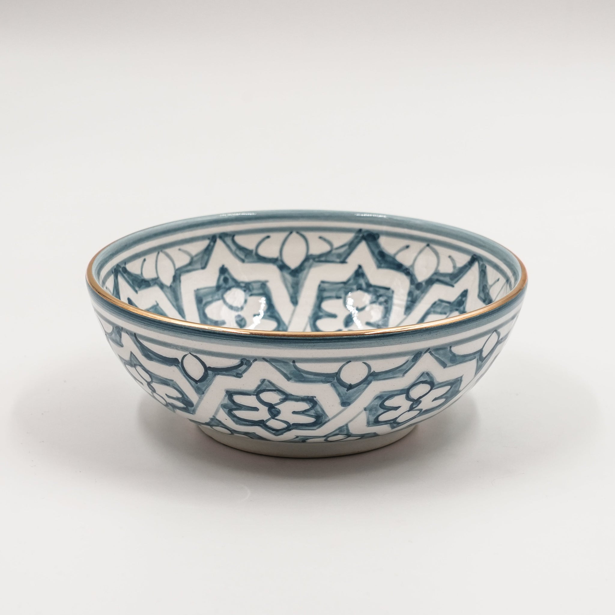 Large Fassia Bowl (15 cm) - Stone Blue