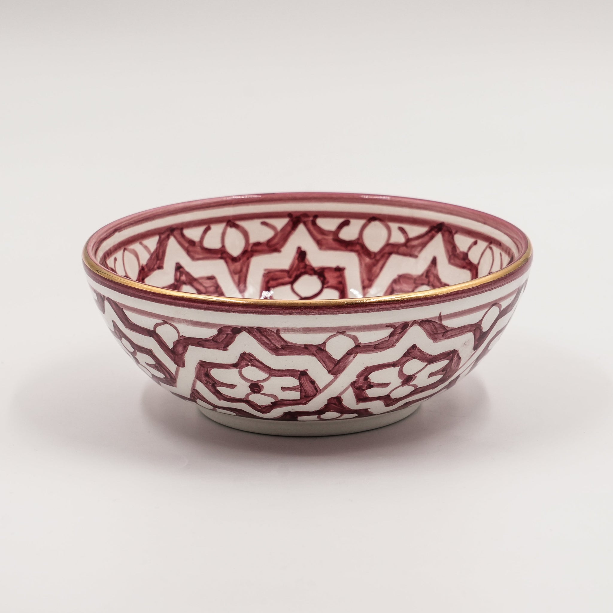 Large Fassia Bowl (15 cm) - Red Clay