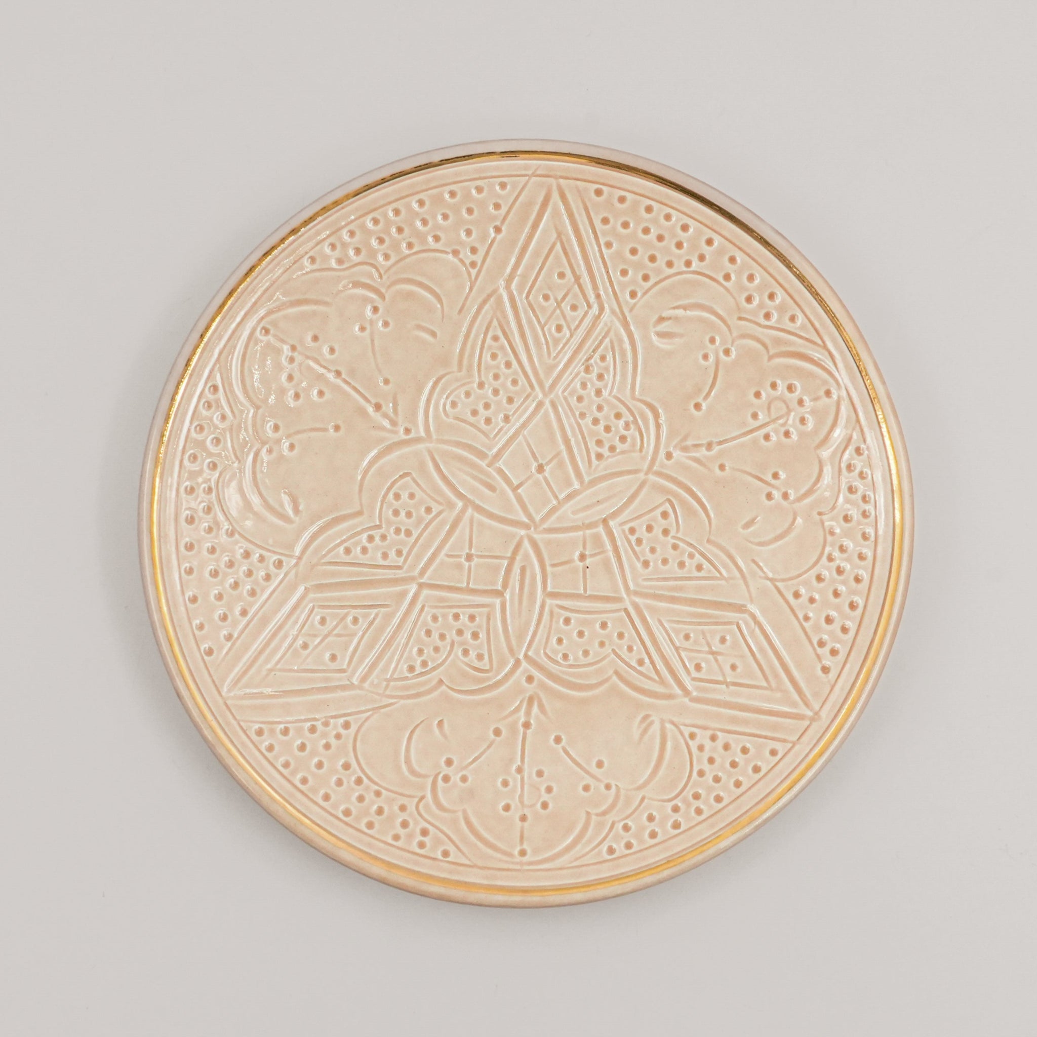 Medium Beldi Plate (20 cm) - Sahara Beige