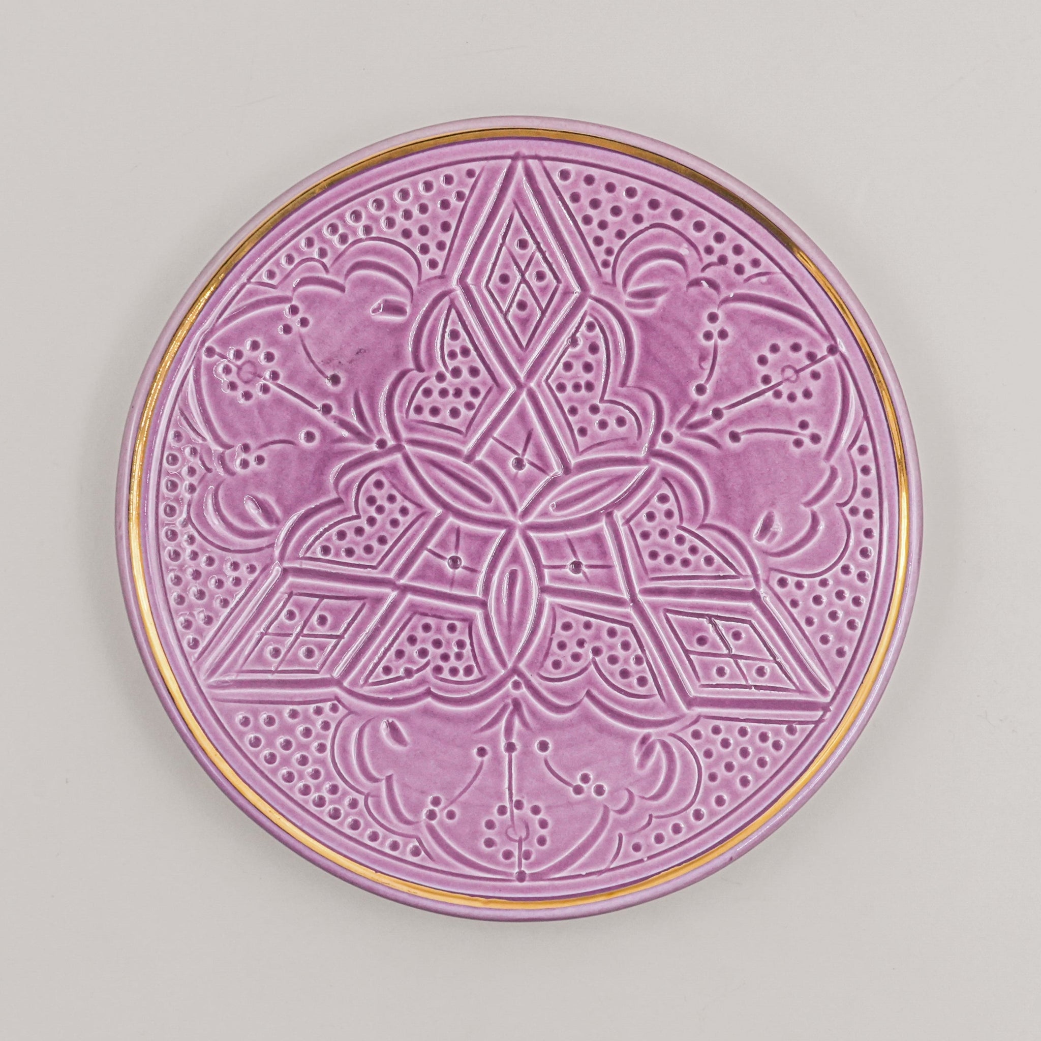 Medium Beldi Plate (20 cm) - Purple Lilac