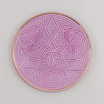 Medium Beldi Plate (20 cm) - Purple Lilac