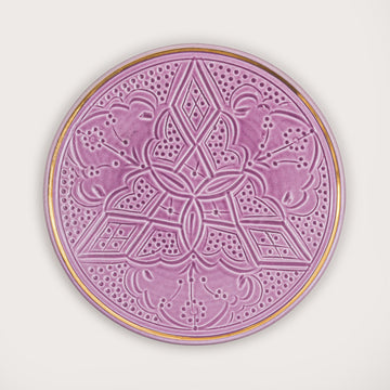 Medium / Large Beldi Plate (20 or 26 cm) - Purple Lilac