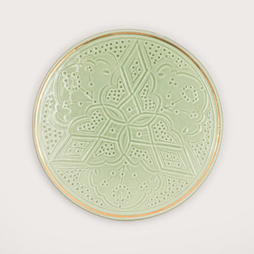 Small / Medium Beldi Plate (17 or 20 cm) - Mint Green