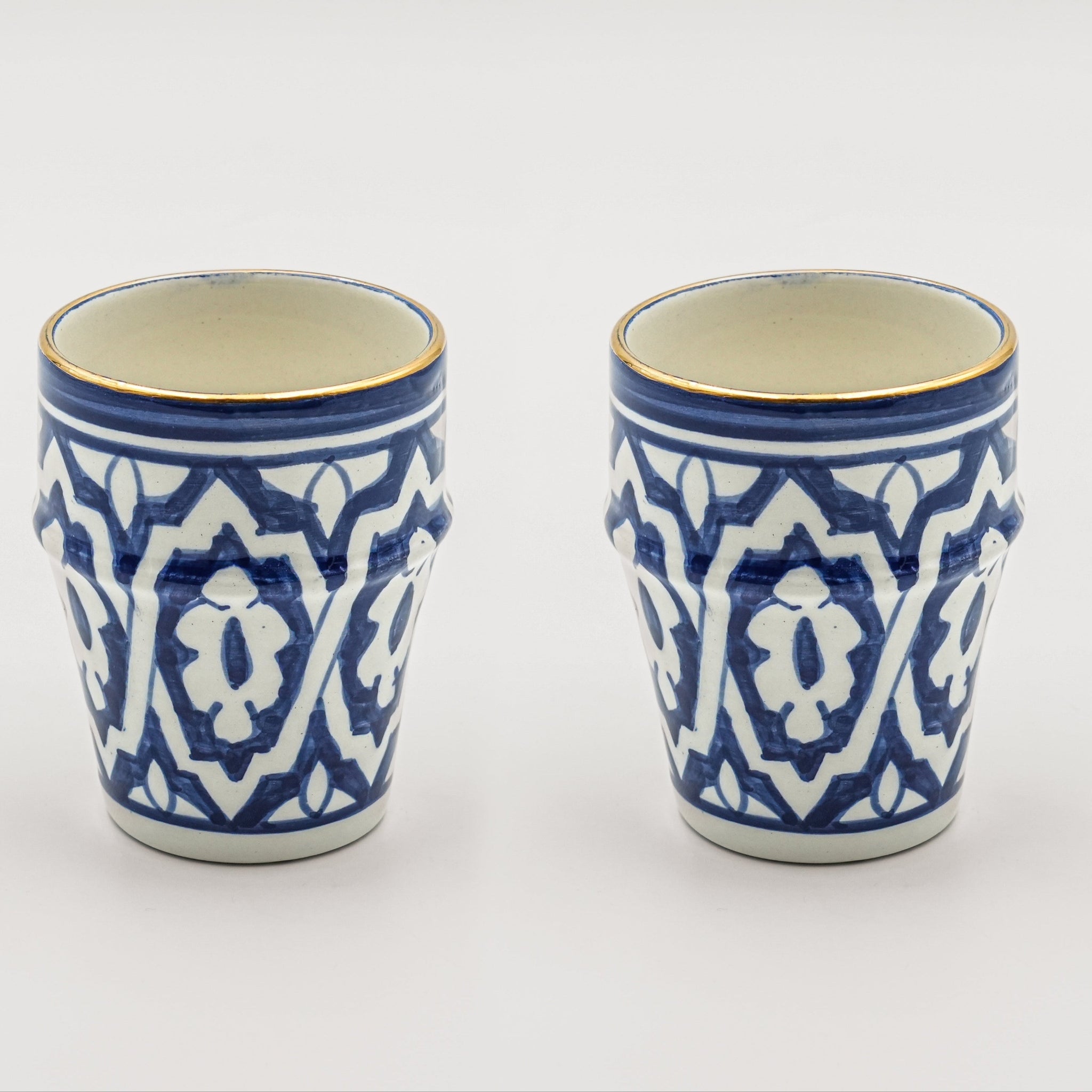 Medium Fassia Cups (200 ml) (Set of 2) - Royal Blue