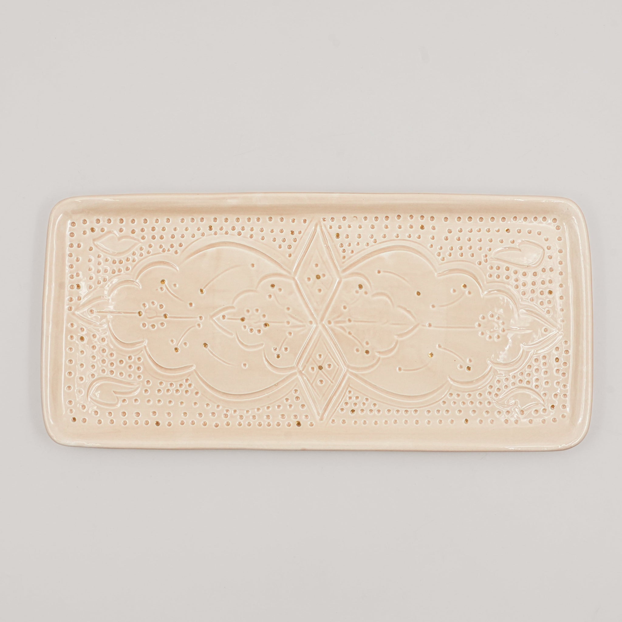 Large Beldi Serving Plate (34 cm) - Sahara Beige