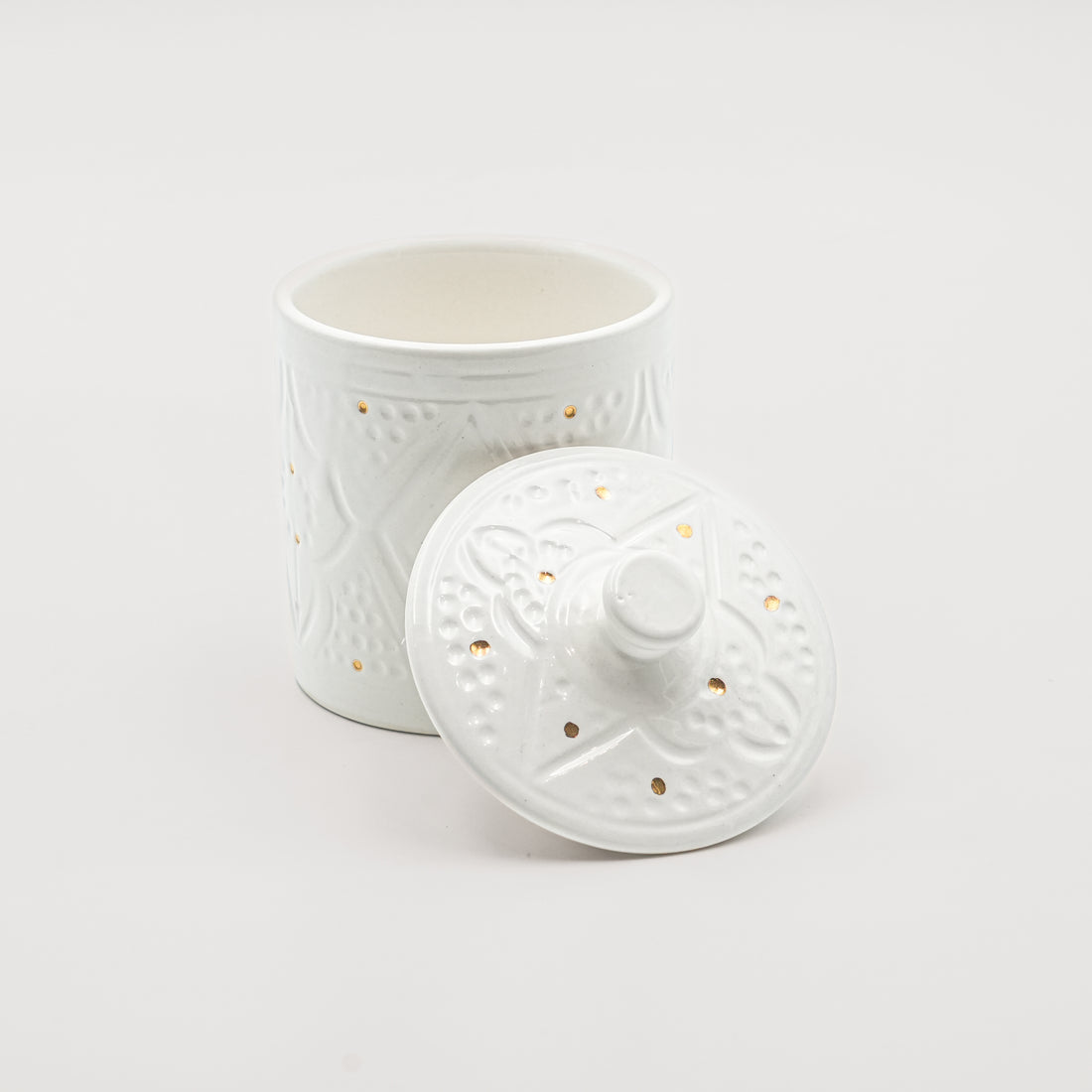 Beldi Round Box - White