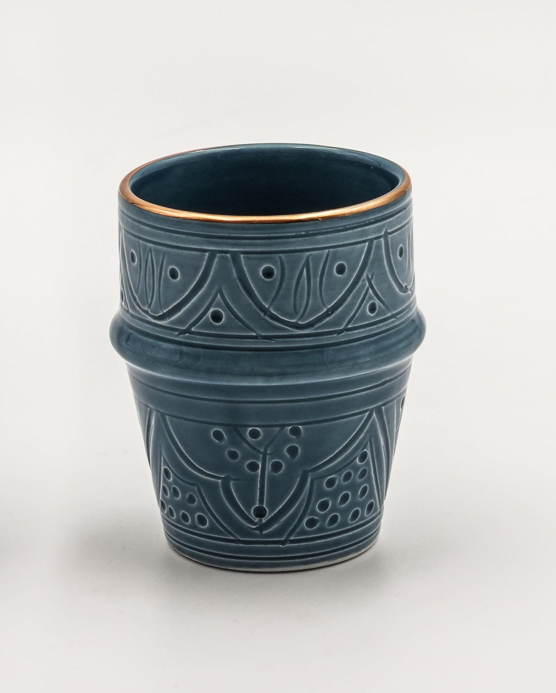 Stone Blue Cups (200 ml) (Set of 6)