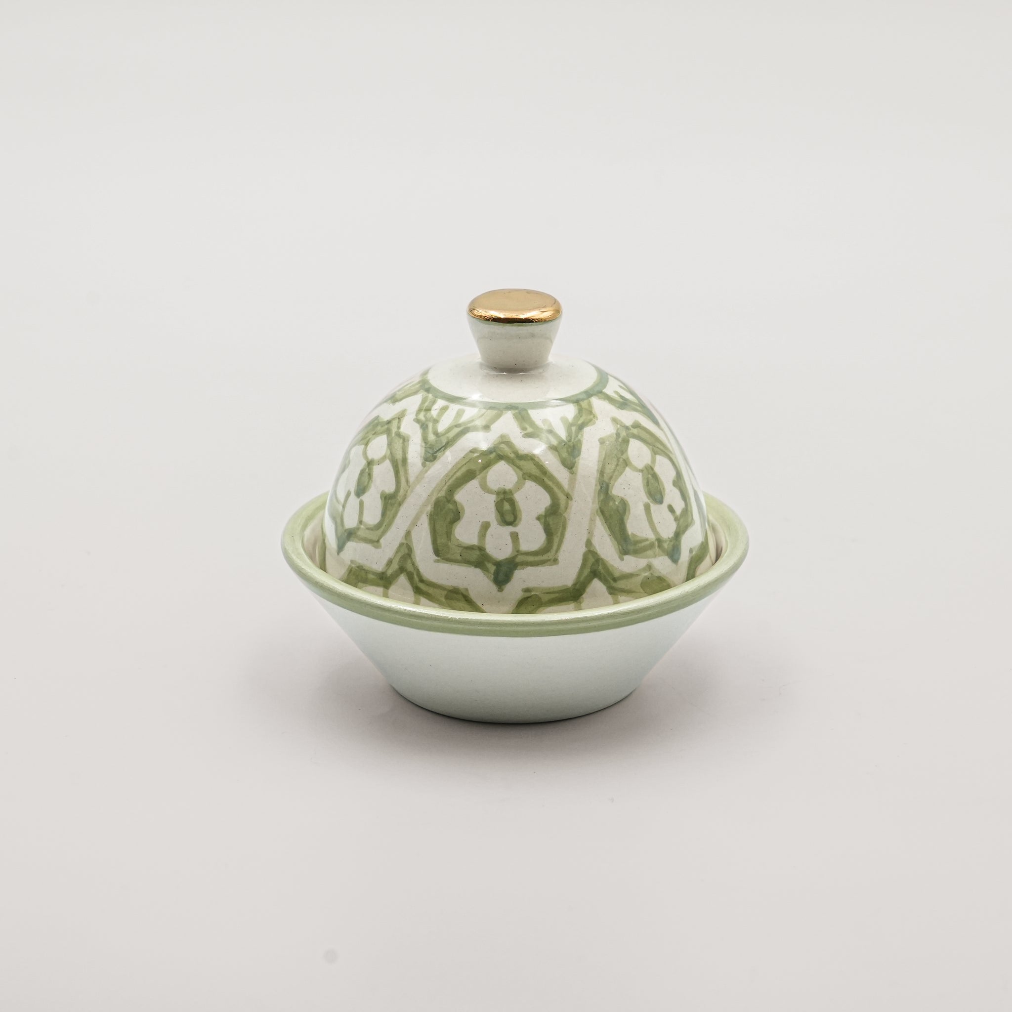 Fassia Bowl with Lid - Mint Green